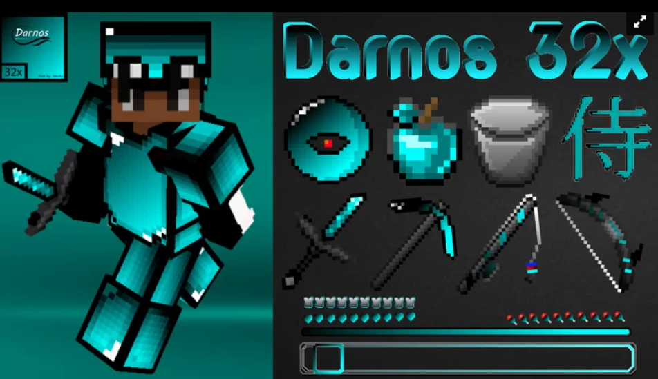 Darnos 32x PvP Texture Pack Java Download