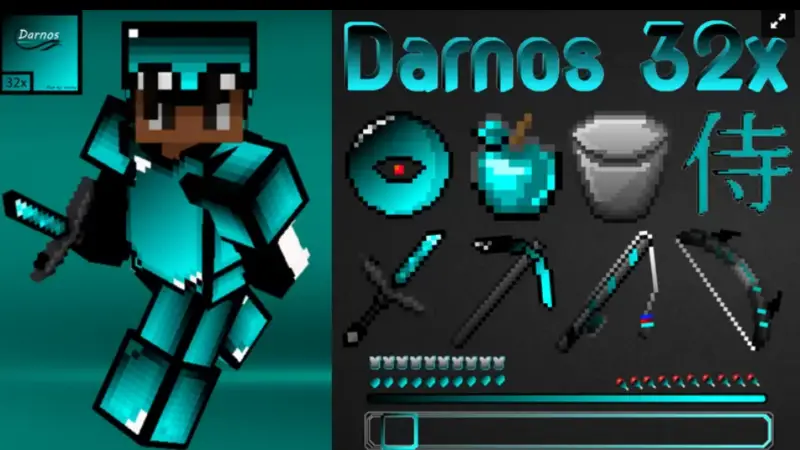 Darnos 32x PvP Texture Pack Java load