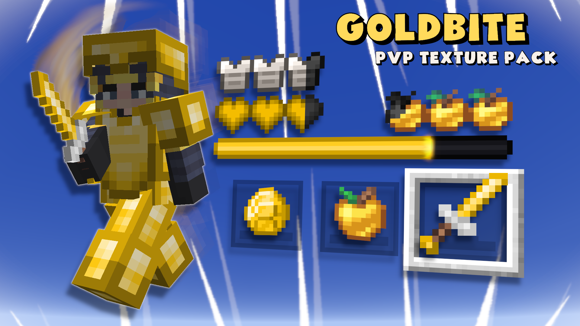 GOLDBITE 16x PVP TEXTURE PACK DOWNLOAD