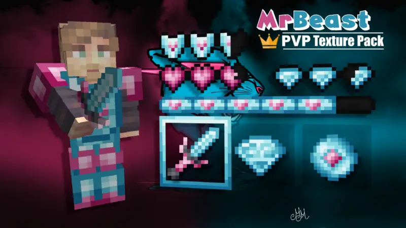 MRBEAST PVP TEXTURE PACK DOWNLOAD